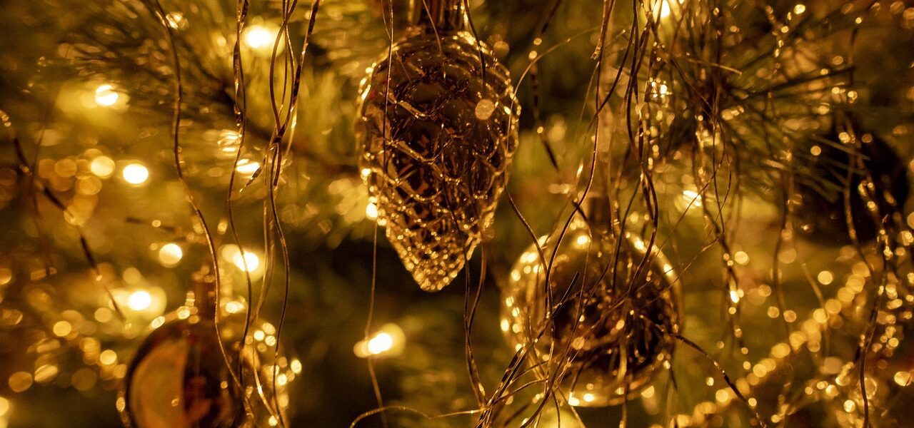 Sapin de noel scintillant