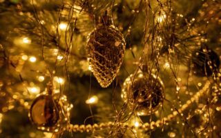 Sapin de noel scintillant